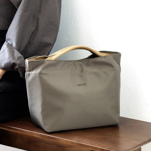 时尚轻便保温饭盒袋日式拉链手提防水便当包上班族铝箔简约午餐包