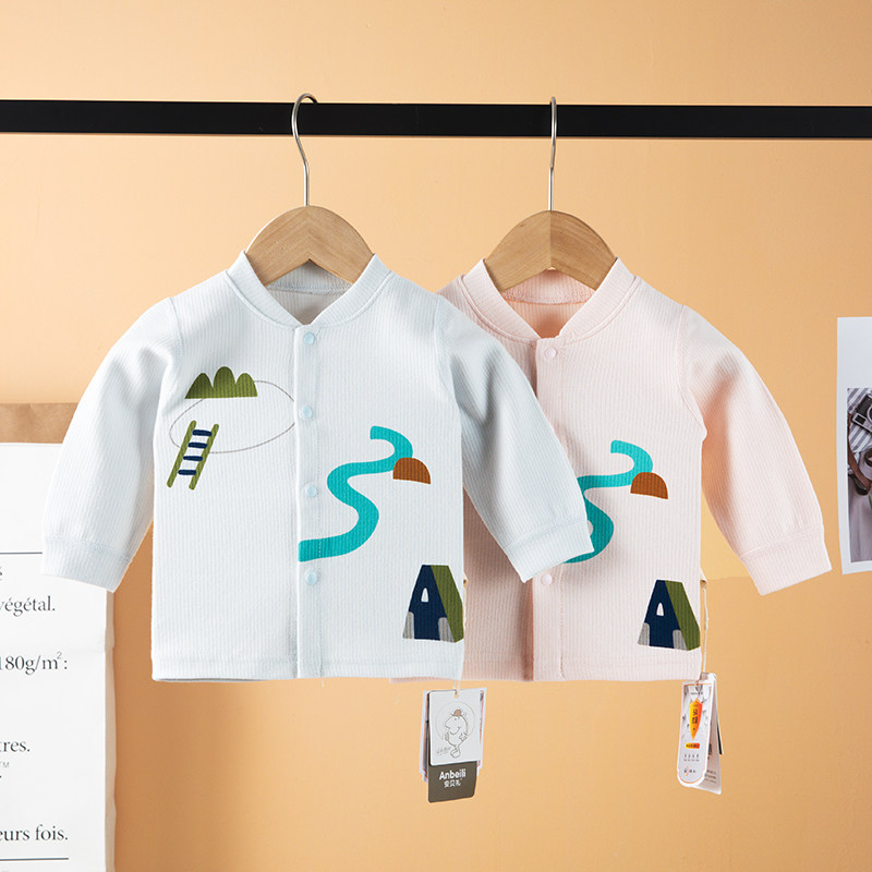 남성과 여성을위한 뼈없는 베이비 소프트 벨벳 싱글 피스 가을 가디건 베이비 컬러 코튼 퓨어 코튼 탑 클래스 A 아우터웨어 아동용베이스 레이어