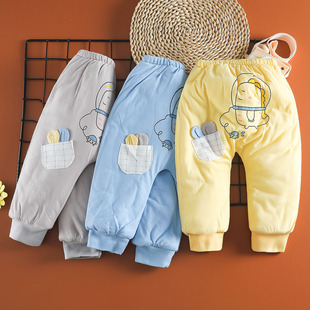 儿童加棉屁屁裤 子幼儿加厚保暖大PP裤 秋冬 外穿宝宝夹棉裤 婴儿棉裤