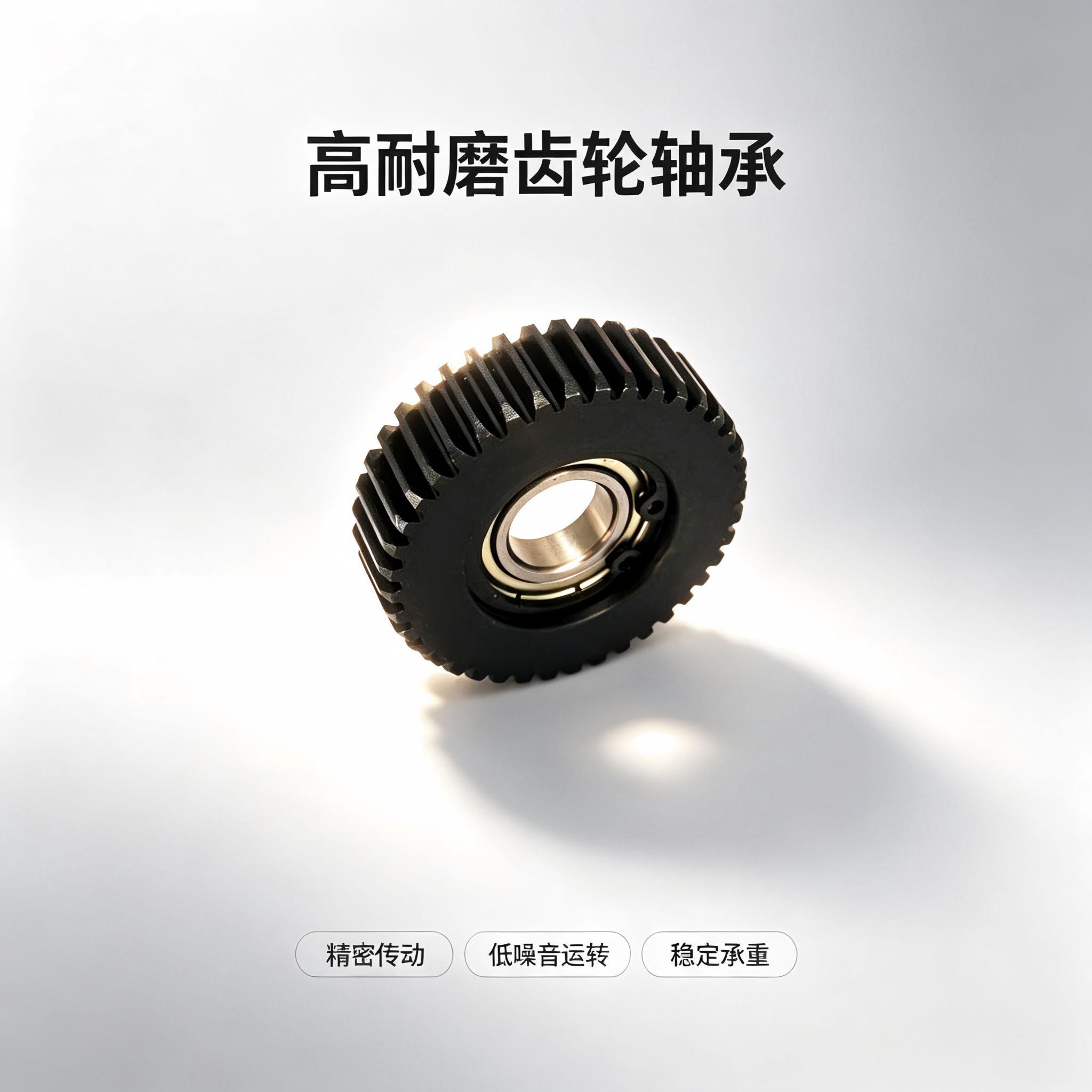 GEABD带轴承直齿轮惰轮钢制齿轮