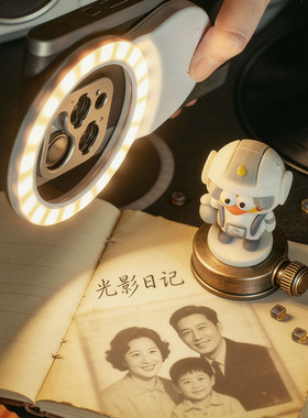 fotorgear复古氛围感补光灯适用苹果手机摄影专用便携磁吸拍照灯