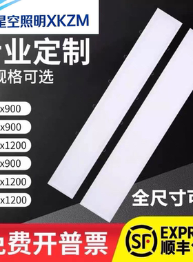 定制各种尺寸200x1200弹簧灯20x120led平板灯10x150x1200吸顶石膏