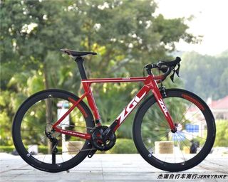 ZGL碳纤维公路车架CRB47/67/41/53气动破风22速碳刀105套件R7000