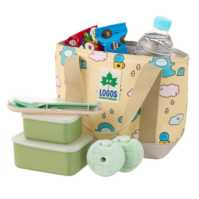 logos户外抗菌保温包便当包