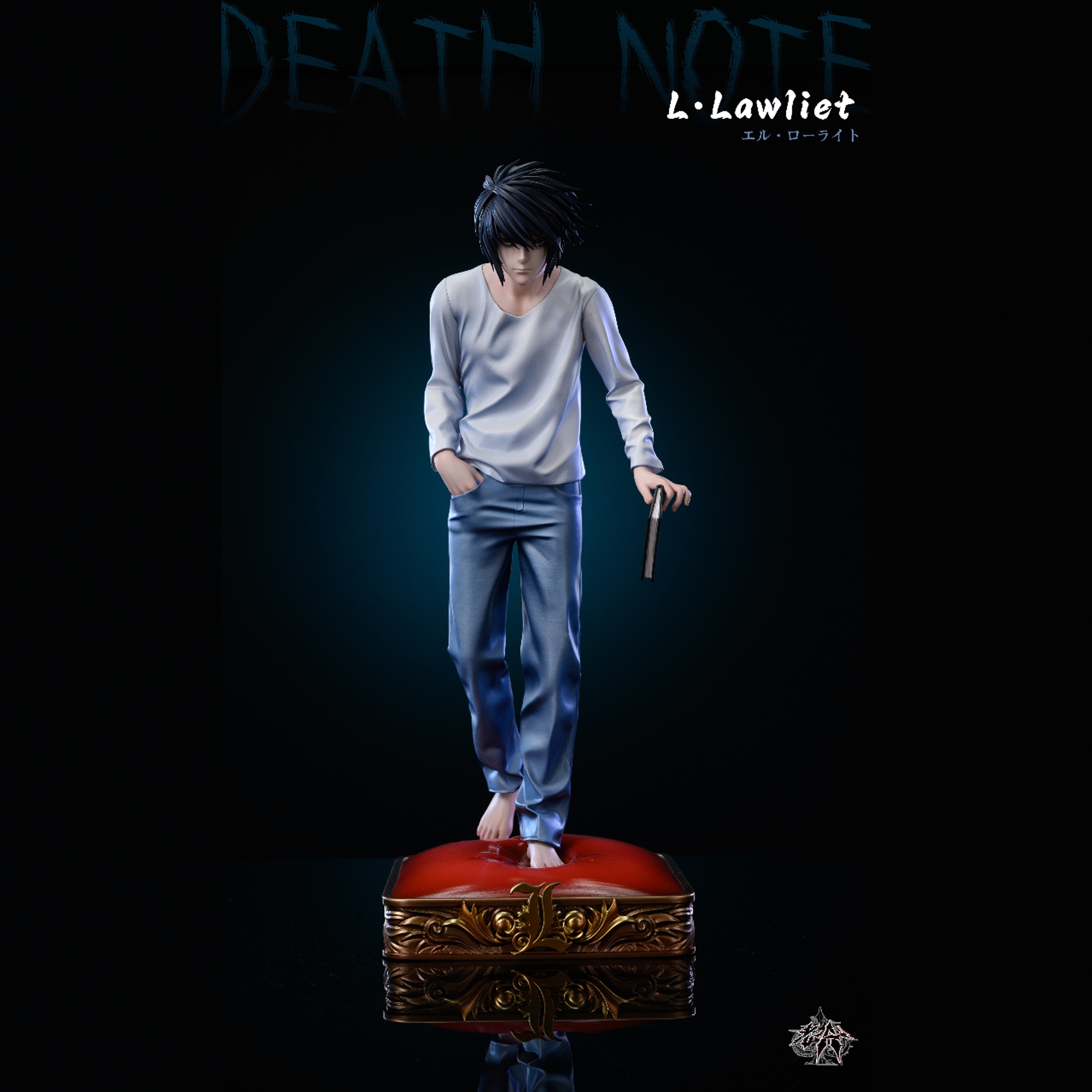 死亡笔记LLawliet手办摆件雕像