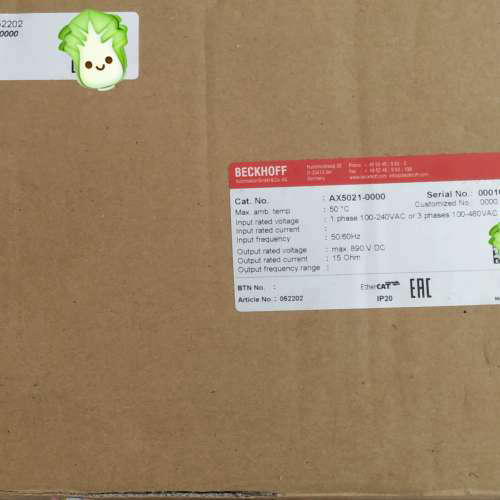 AX5021-0000驱动器德国倍福beckhoff