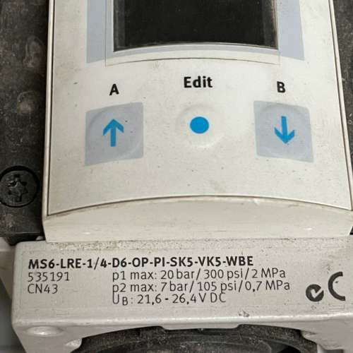 FESTO MS6-LRE—1/4-D6-OP-PI-SK5