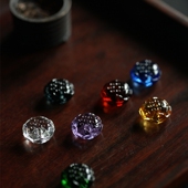 原创博物馆复刻金刚豆琉璃线香香插沉檀线香香座卧线香炉熏香炉