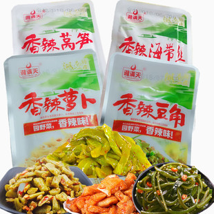 湘满天香辣莴笋 酸豆角 萝卜 海带丝 莴笋 下饭菜地方泡菜