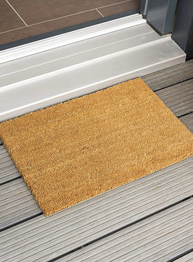 天然椰棕门垫印度进口环保入户地垫防滑除尘耐用可裁剪定制尺寸