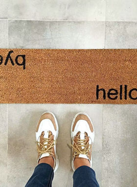 椰棕门垫印度进口椰棕地垫天然环保可裁剪定制防滑除尘入户门脚垫