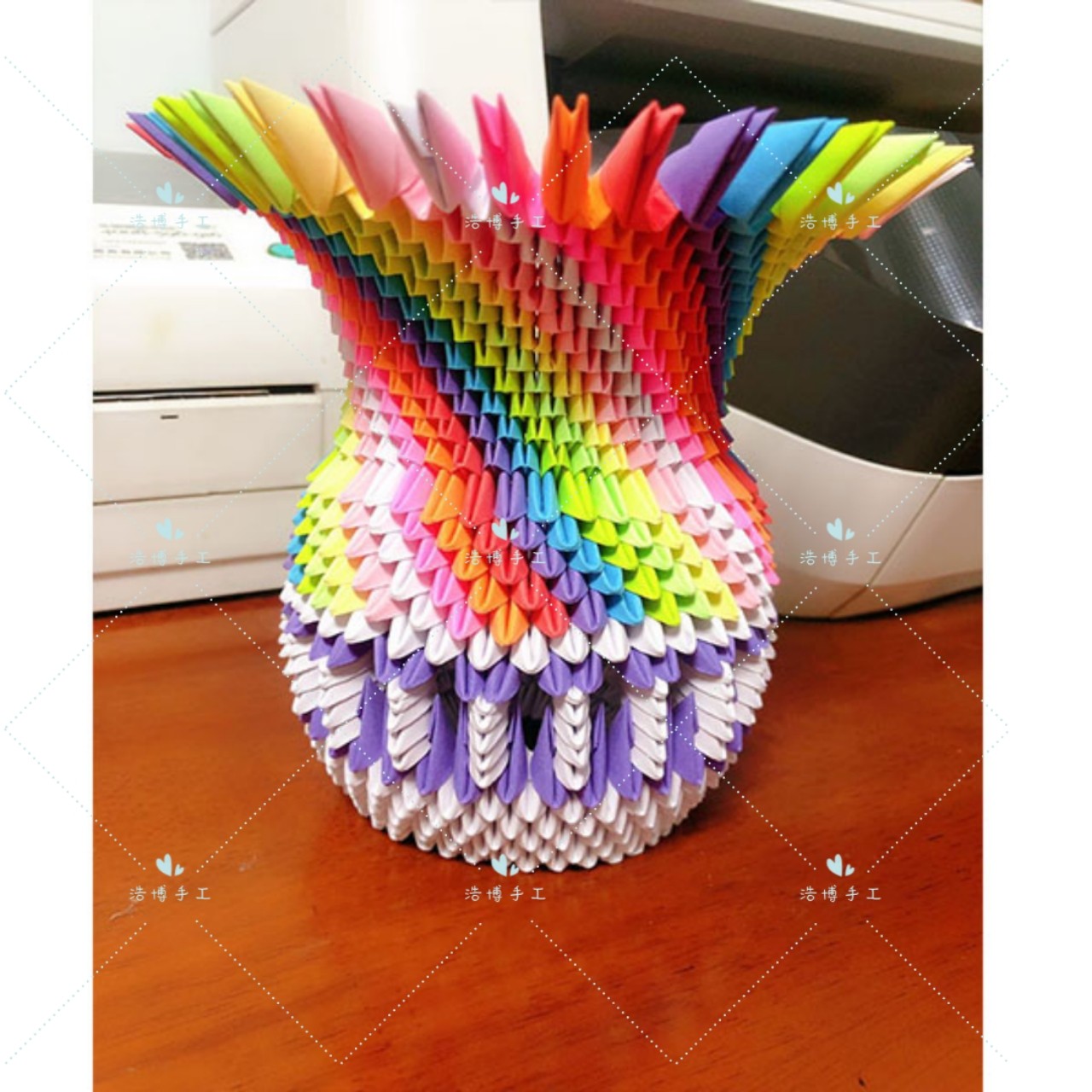 花瓶类4*6cm三角插/手工折纸/材料/社团/手工作业/成品,玩具/童车/益智/积木/模型,手工折纸/剪纸书,淘宝优惠券,粉丝福利购,淘宝优惠卷