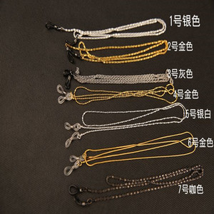 复古时尚眼镜链 防滑挂脖眼镜绳老花镜防掉绳子 眼镜链子眼镜挂链