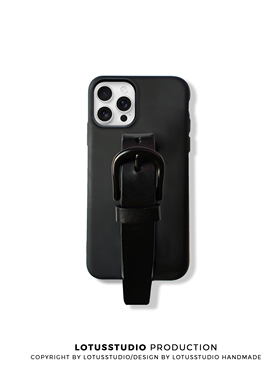 原创the darker系列暗黑苹果17promax手机壳皮带扣手腕适用于iPhone16promax苹果15/14系列华为手机壳