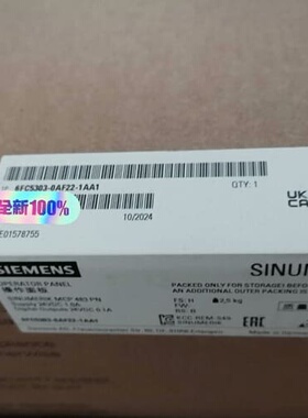 议价6FC5303-0AF22-1AA1 西门子SINUMERI