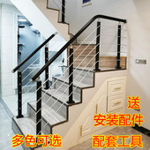 楼梯扶手护栏栏杆家用简约现代室内围栏实木PVC阳台别墅复式 立柱