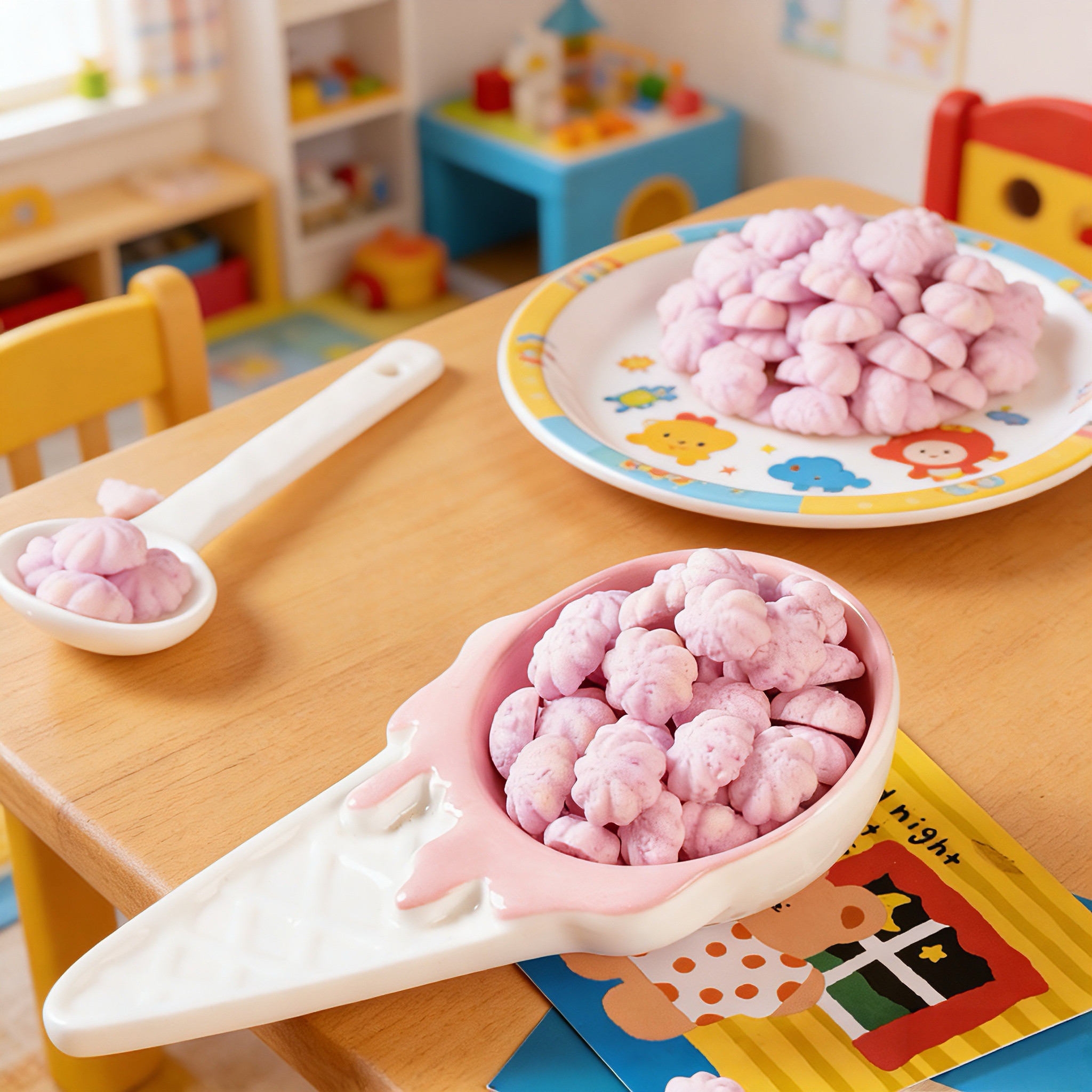 手工土豆蓝莓酥无添加糖宝宝儿童健康零食无麸质低敏曲奇酥性饼干