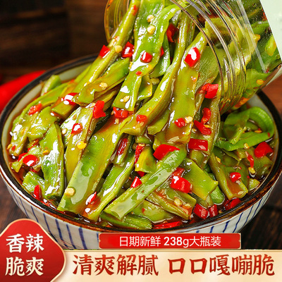 脆爽剁椒贡菜香辣脆下饭菜开味