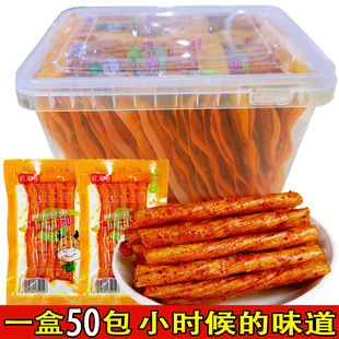 博士牛筋味辣条零食小吃休闲食品麻辣儿时素牛筋90后怀旧小包装