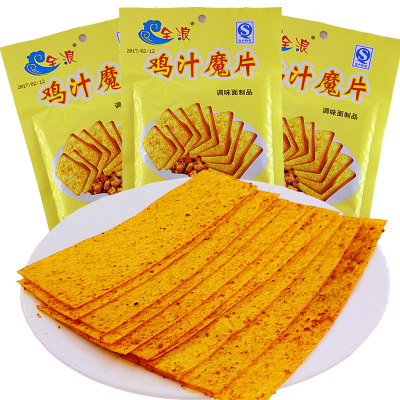 鸡汁魔片辣条80后怀旧脆片镆一元