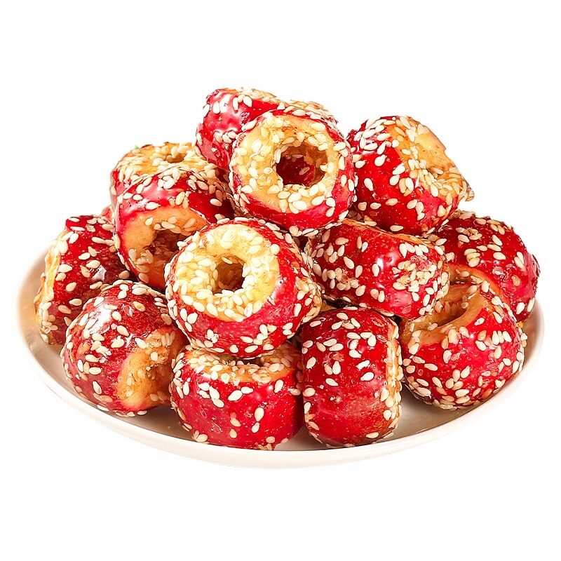 冻干冰糖葫芦空心山楂球小零食新鲜山楂果制品独立包装无核蜜饯灌