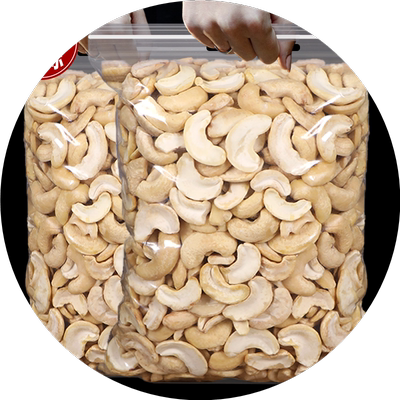 腰果仁半片生碎仁原味熟腰果仁越南新货整500净重真空装零食发批