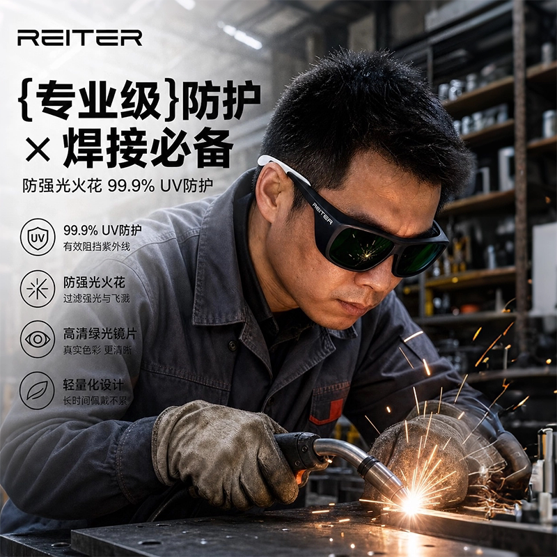 雷特焊接工专用防护眼镜