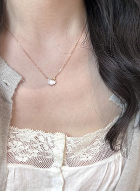 镶钻贝母哈喽kitty猫咪手链女款小众甜美2025送闺蜜生日礼物