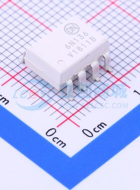逻辑输出光耦 6N136SDVM SOP-8-2.54mm onsemi(安森美) 原装正品