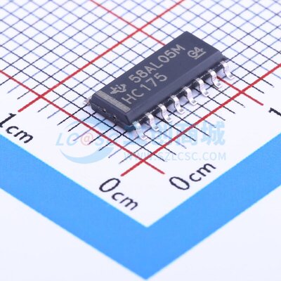 触发器 SN74HC175DR SOIC-16 TI/德州 电子元器件配单原装正品