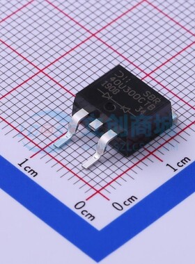 超势垒整流器(SBR) SBR40U300CTB D2PAK DIODES(美台) 电子元器件
