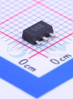 三极管(BJT) FCX688BTA SOT-89 DIODES(美台) 电子元器件配单