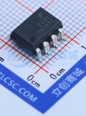 逻辑输出光耦 HCPL2631SD SOP-8-2.54mm onsemi(安森美) 原装正品