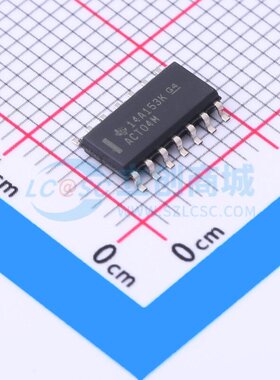 反相器 CD74ACT04M SOIC-14 TI/德州 电子元器件配单原装正品