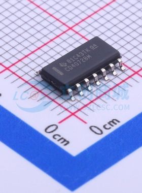 逻辑门 CD4072BM96 SOIC-14 TI/德州 电子元器件配单原装正品