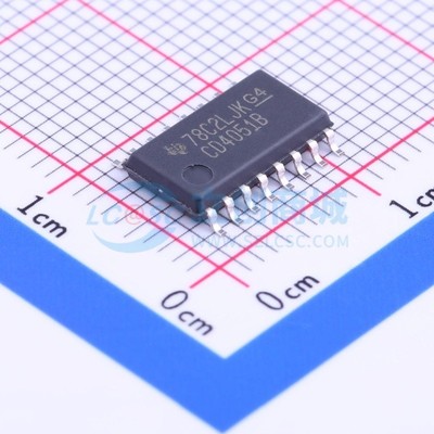 模拟开关多路复用器 CD4051BNSR SOP-16 TI/德州 原装正品