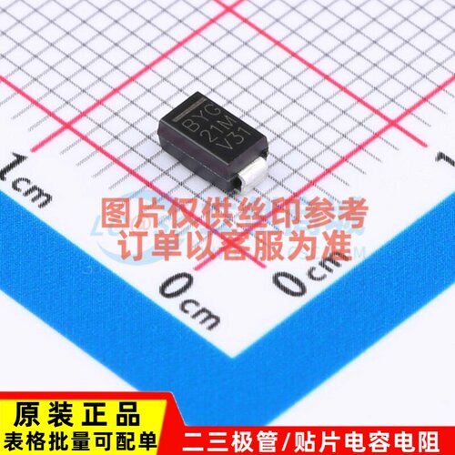 雪崩二极管 BYG21M-E3/TR DO-214AC VISHAY(威世) 电子元器件配单
