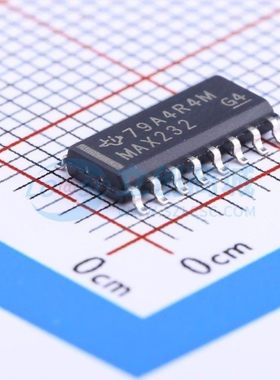 RS232芯片 MAX232DR SOP-16 TI/德州 电子元器件配单 原装正品
