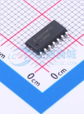 运算放大器 AS324AMTR-E1 SOIC-14 DIODES(美台) 电子元器件配单