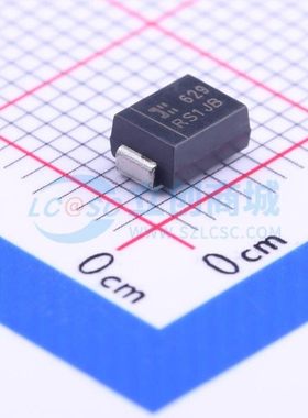 快恢复/高效率二极管 RS1JB-13-F SMB DIODES(美台) 电子元件配单