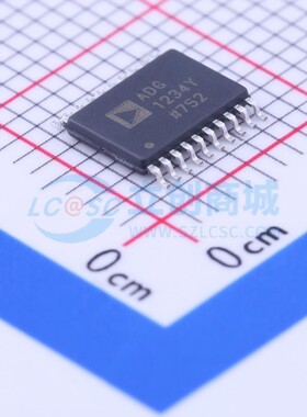 模拟开关/多路复用器 ADG1234YRUZ TSSOP-20 ADI(亚德诺) 元器件