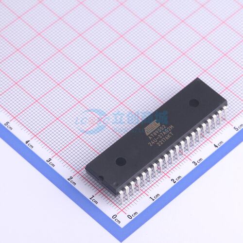 单片机(MCU/MPU/SOC) AT89S52-24PU DIP-40 MICROCHIP(美国微芯)