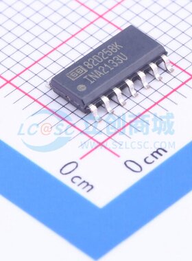 差分运放 INA2133U SOIC-14 TI/德州 电子元器件配单原装正品
