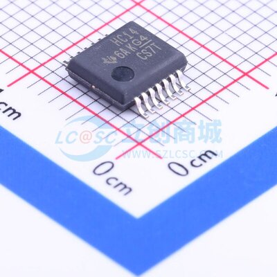 反相器 SN74HC14DBR SSOP-14 TI/德州 电子元器件配单原装正品
