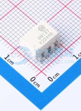 逻辑输出光耦 6N137SDVM SOP-8-2.54mm onsemi(安森美) 原装正品