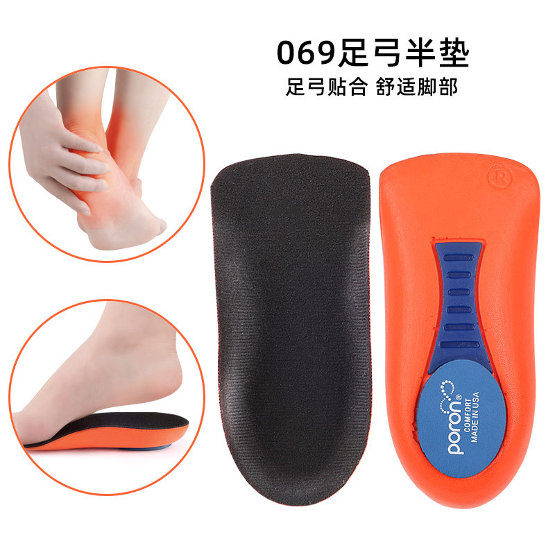 足跟痛足底筋膜矫形鞋垫后跟压力鞋垫