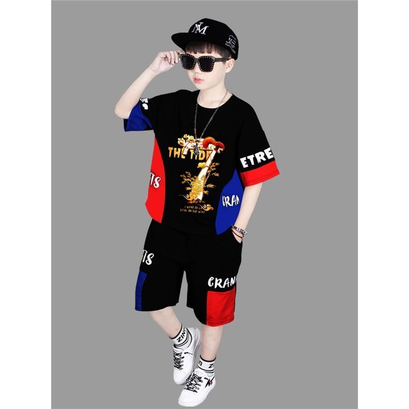 童装男童6夏装T恤2026新款7男孩儿童8夏天衣服短袖中大童10-13岁