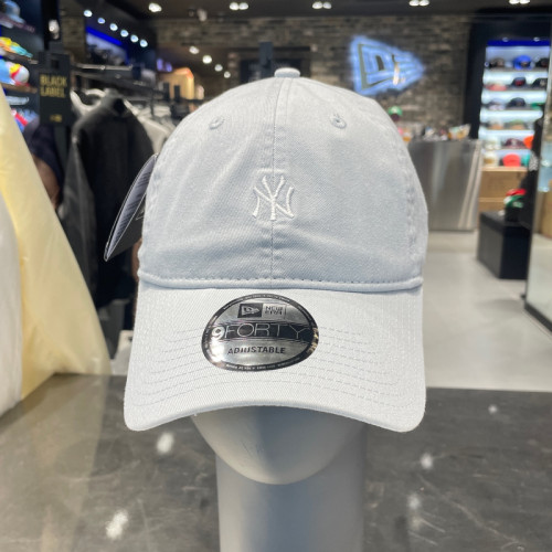 newera灰色小标棒球帽男女学生潮