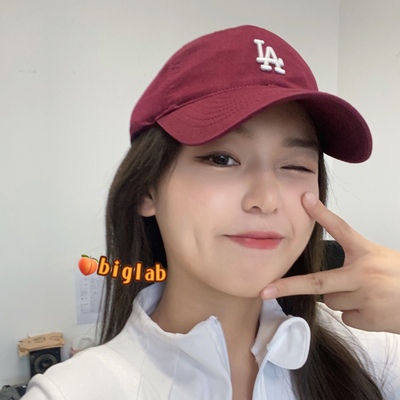 MLBCP77经典小标酒红色棒球帽