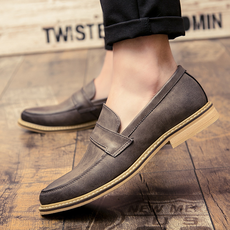 男鞋2023夏季韩版潮流百搭商务皮